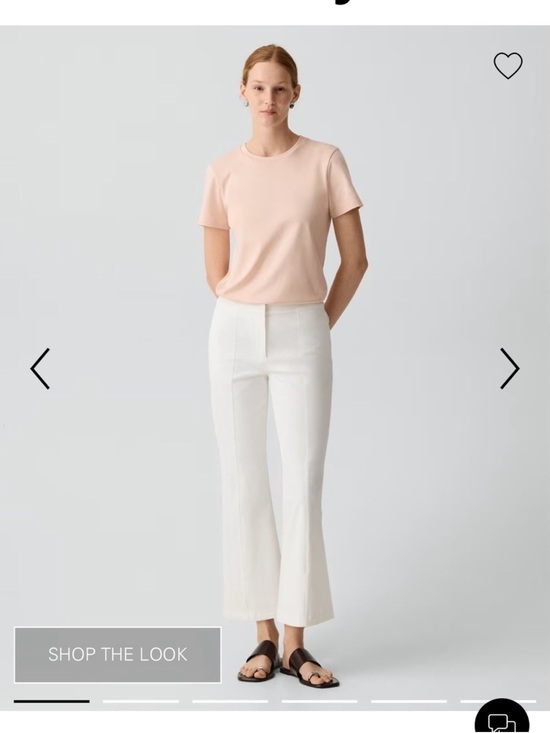 Theory Pants - Theory White Cropped Flare Pants